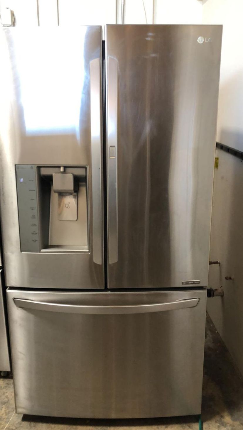 LG 3 Door Stainless Steel Refrigerator