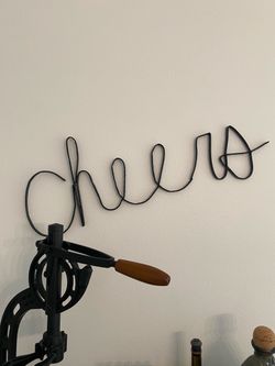 Metal sign
