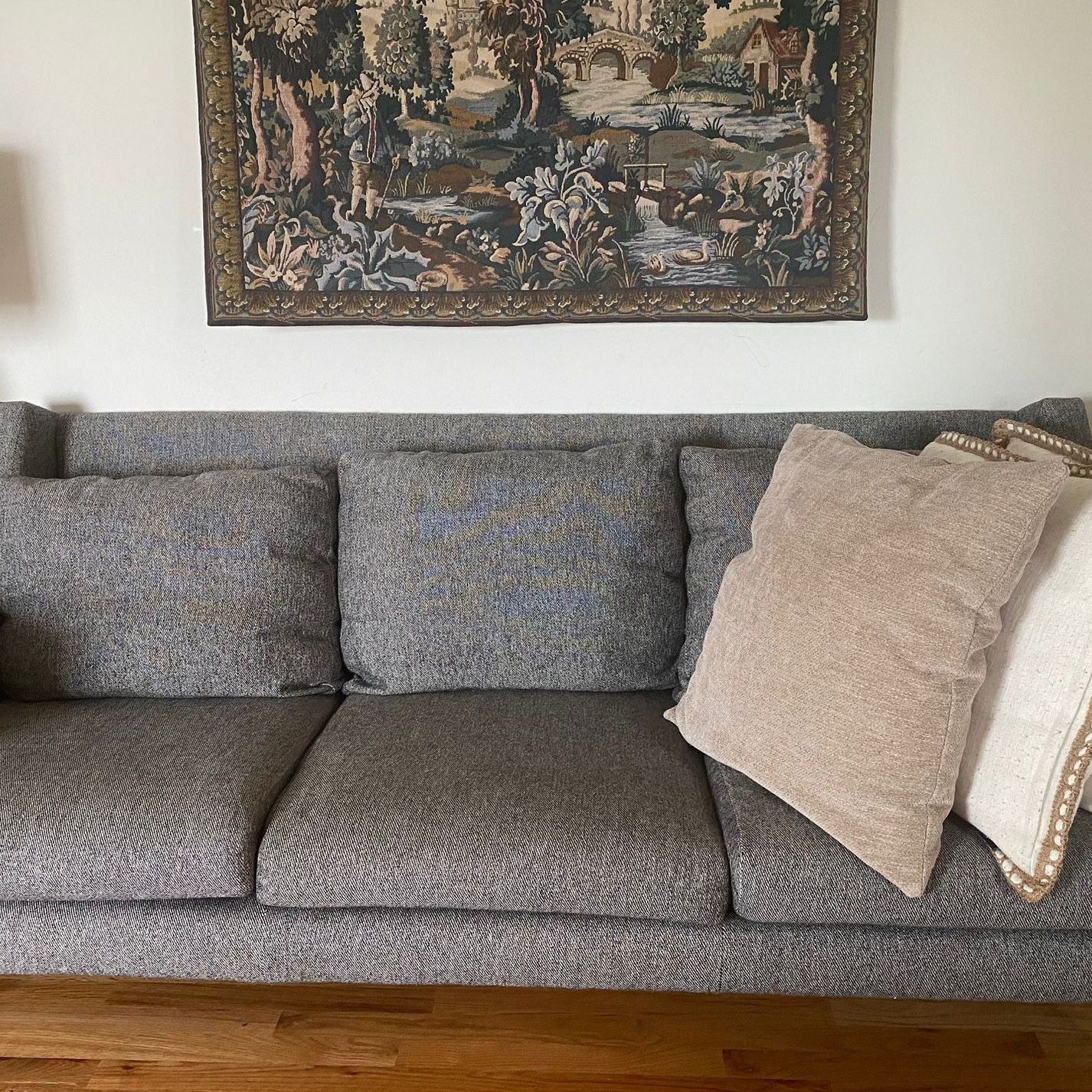 West Elm Carlo Mid-Century Sofa in Chic Grey - Major Discount!