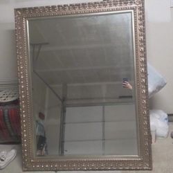 Large Gold Mirror