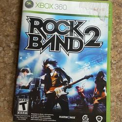 Xbox 360 Rock band 2 like new