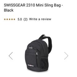Swiss Gear Mini Sling Backpack