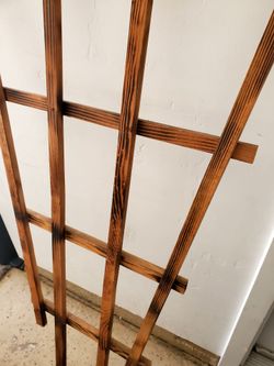 Wooden trellis
