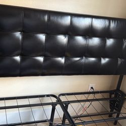 Zinus Rumi 14in Queen Metal Bed Frame and Headboard