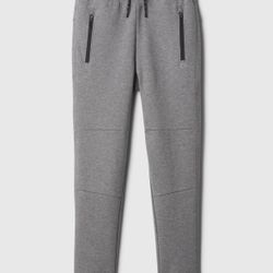 GapFit Tech Kids Joggers- XL (12)-Great Heather