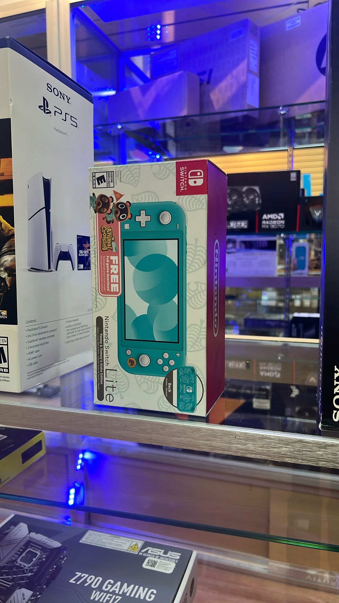 Nintendo Switch Lite With Animal Crossing