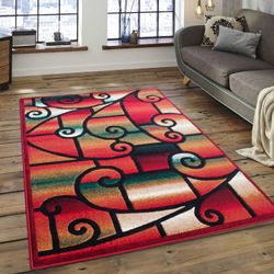 New Modern Design 8x10 Rug