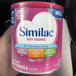 7 12.4 oz Cans of Soy Isomil Similac 