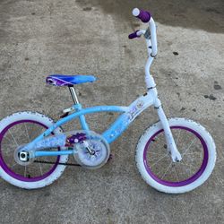 Girls 16 inch Frozen Bike