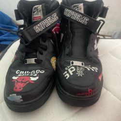 Size 11 Nike Black Supreme Shoes 