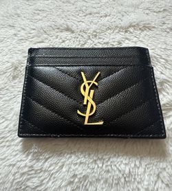 Authentic Saint Laurent YSL womans Card Case