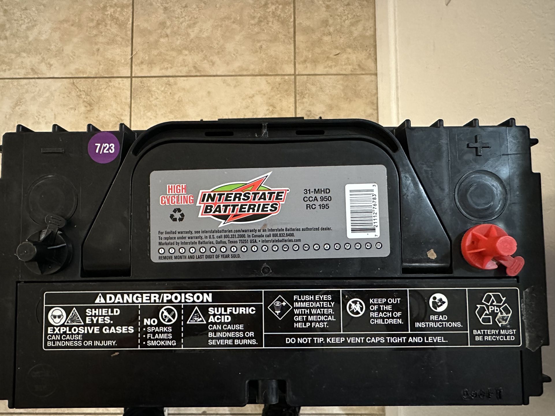 Interstate Semi Truck Batteries