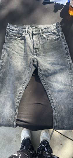 Purple Brand Washed Black Denim Jeans