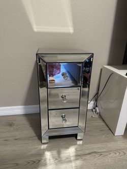 Glass Nightstand