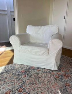 IKEA UPPLAND Armchair – White Slipcover