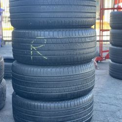SET OF TIRE 255 50 19 PIRELLI 85% LIFE