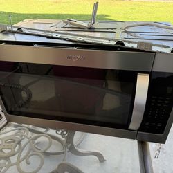 Stainless Steal Whirlpool Microwave
