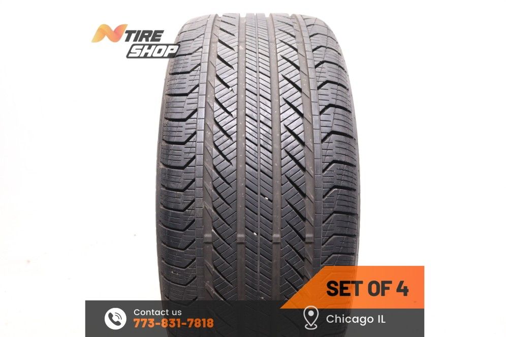Set of 4 Used 8/32 Run Flat 245/40R18 97H Continental ProContact GX SSR MOE