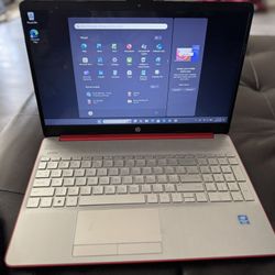 Hp 15 Notebook Windows 10 Red 