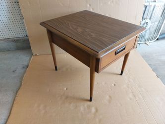 Vintage Lane wooden mid century modern end table