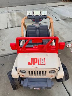 Power Wheels Jurassic Park Jeep Wrangler Ride-On