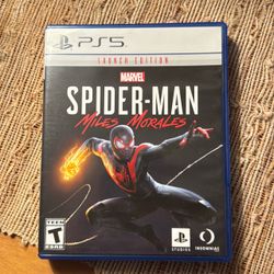 Spider-man Miles Morales Launch Edition PS5