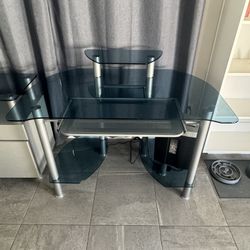 Computer Desk And File Cabinet