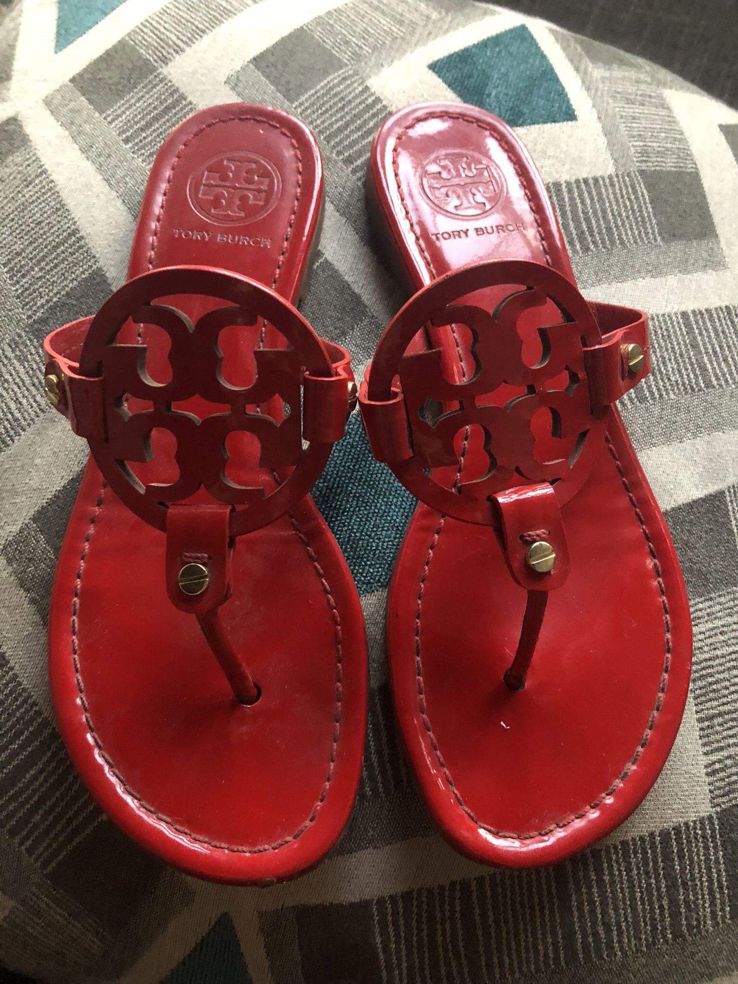 Size 7 Tory Burch Miller Sandals for Sale in Omaha, NE - OfferUp