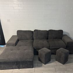 Gray couch 