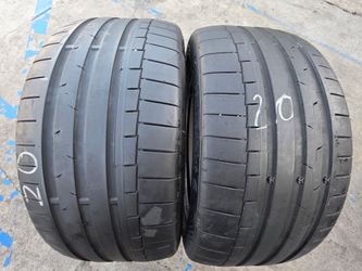 2 USED TIRES CONTINENTAL 245/40/20