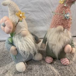 Spring Easter Plush Gnome Set