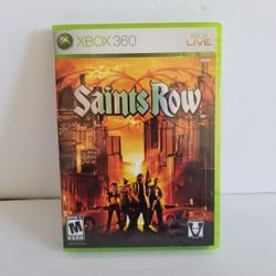 Xbox 360 Saints Row Like New Available Today