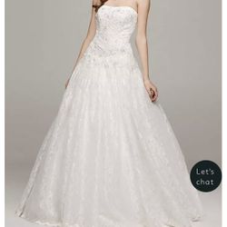 White David’s Bridal Dress