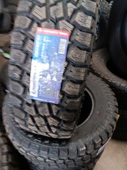 New set of tires ameritread 275 65 18 lt
