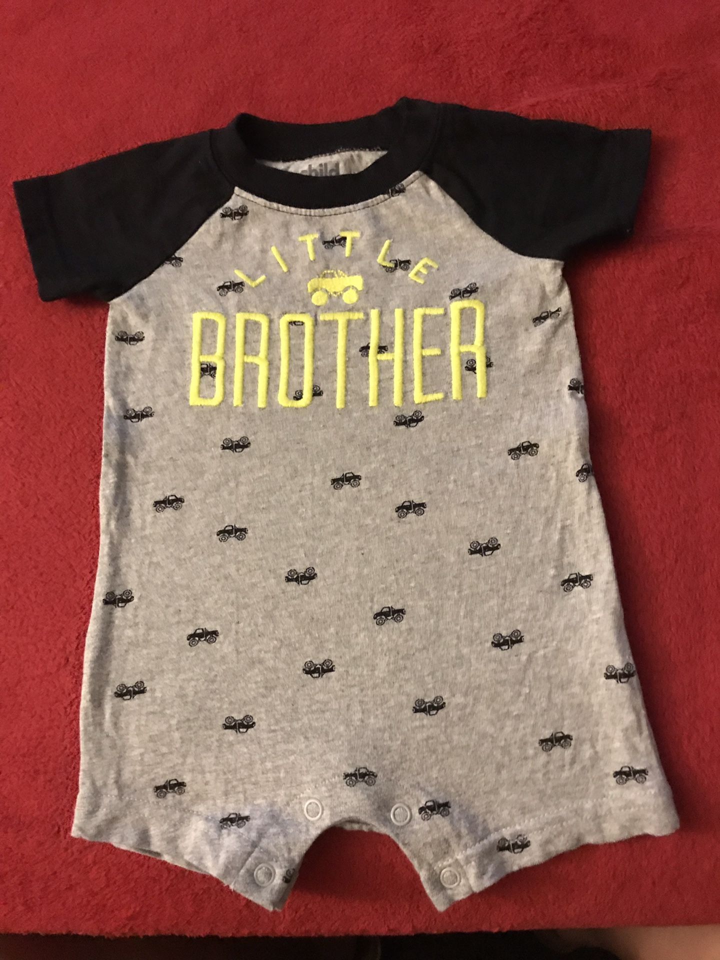 Little Brother onesie 0-3 months