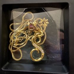 “S” initial necklace