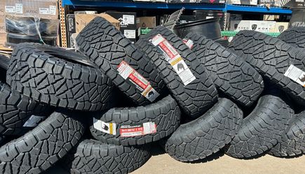 17” Nitto Ridge Grappler Tires Sale! Brand New Straight From Manufacturer. Sale while supplies last. Size 35x12.50R17