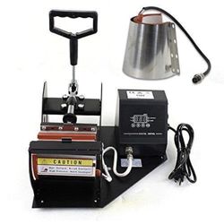 2in1 Digital Display Heat Press Transfer Sublimation Machine
