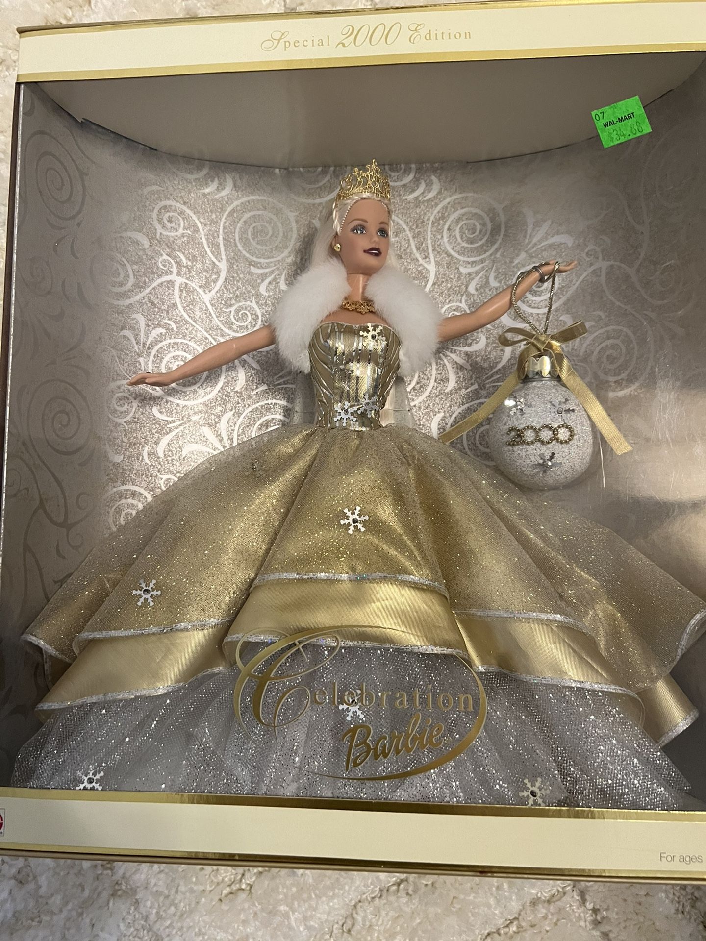 2000 Holiday Barbie. Never Out Of Box $35