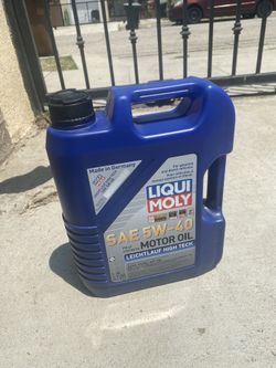 5w-40 liqui moly oil