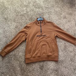 Brown American Eagle Turow Neck Sweatshirt 