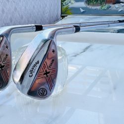 Callaway X Tour Forged Wedge Set 56° & 60° – New Golf Pride Grips
