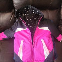 Girl  2 in 1 Winter Jacket 