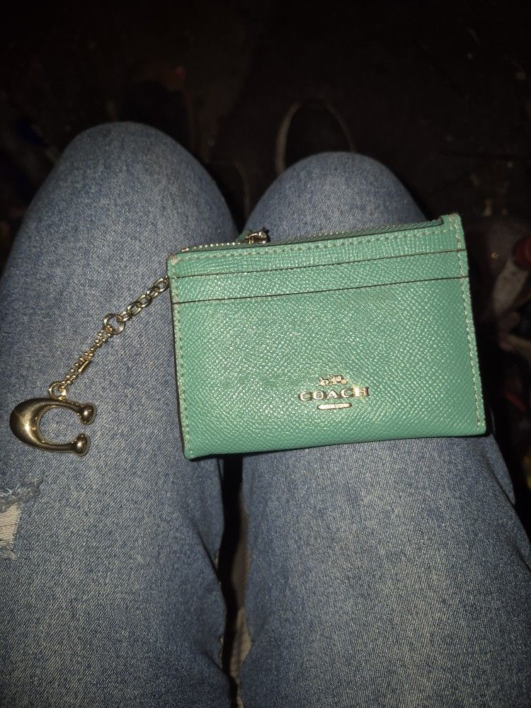 New York Coach Change And Card Wallet