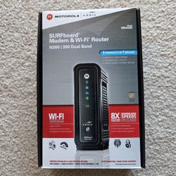 Motorola Modem & Router #SGB6580