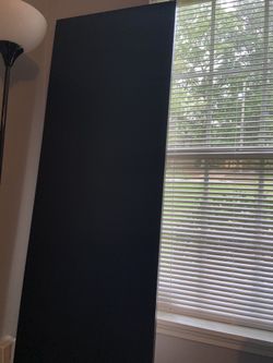 IKEA dark brown desktop
