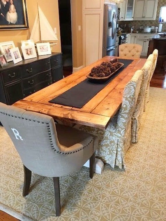 Custom Made Farmhouse Dining Tables.