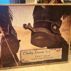 Cute for any bathroom and western decor