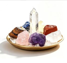 Chakra Crystal Grid Set - For Meditation/Healing or Home Decor