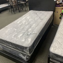 Twin /Queen Bed Frame And Matress Delivery Same Day 